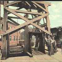 Postcard: Railroad, Hoboken, NJ