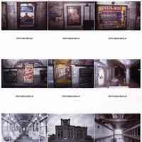 Compact disk with nine digital images of PATH interiors, buildings and a passenger car taken by John Bartelstone, various places, various dates.