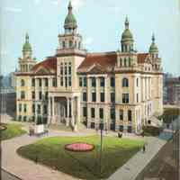 Postcard: City Hall, Jersey City, NJ