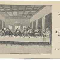 Postcard: Reunion Confirmation Class. Trinity Church, Hoboken, N.J. ______ 19 ___. M.A. Shipley, Jr. N.d., ca.1907-1917; unposted.