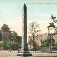 Postcard: Paulus Hook Monument, Jersey City, NJ