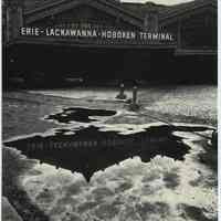Postcard: Erie-Lackawanna Terminal building. Caroline Carlson, Hoboken, 1982.