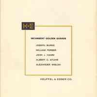          pg [8], back cover: incumbent Golden Guard members
   