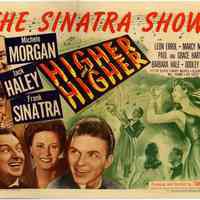 Sinatra film poster: Higher and Higher. RKO Radio Pictures, 1943.