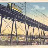 Postcard: Trolley, Hoboken, NJ