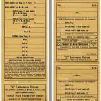          details: left - top two sections; right - typical coupons
   