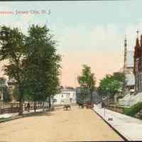 Postcard: Summit Ave., Jersey City, NJ