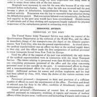          pg 254 Personnel Division; Personnel at the Port
   
