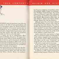          pp 4-5 Your Company's Origin and History [Lipton Tea, Continental Foods]
   