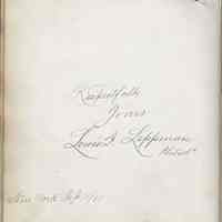          22 1881 Lewis Lippmann
   