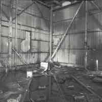 Digital image of B+W photo of former Maxwell House Coffee plant interior, Extraction Building, penthouse, Hoboken, 2003.