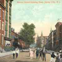 Postcard: Mercer St., Jersey City, NJ