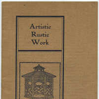          Catalog: Artistic Rustic Work. Rustic Manufacturing Co. Office: 150 Nassau St., N.Y.; Factory & Warehouse, Hoboken, N.J. N.d., ca. 1911. picture number 20
   