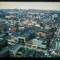          Color slide of aerial view from Hudson & 3rd looking SW picture number 1
   