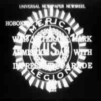 Newsreel footage of Armistice Day Parade, Hoboken, November 6, 1933.