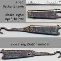 Button hook, advertising: Fischer