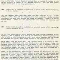          enclosure 1, pg 8 of 10: St. Matthew's history 1858-1983
   