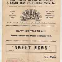 Newsletter: Sweet News, Vol. 17, No. 1, Jan. 1971. Copy from Schnackenberg