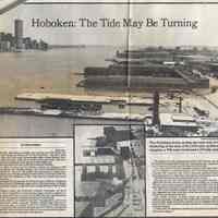Newspaper articles: "Hoboken: The Tide May Be Turning." & "Dining Down on the Riverside." NYT, July 10, 1983.