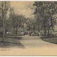 Postcard: Hudson [Square] Park, Hoboken, N.J. No date, circa 1901-1907.