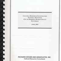 Cultural Resources Investigation, Maxwell House Site, City of Hoboken, Hudson County, New Jersey. April 2003.