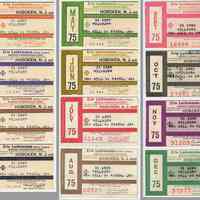          front of tickets
   