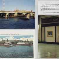 Color images, 36, of photos/postcard images of Hoboken Terminal, Hoboken, ca. 1907-2000.