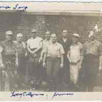 B+W photo of R. Neumann & Co. color house gang, Hoboken, no date, ca. 1940-50.