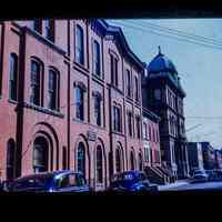 Color slide of the Hoboken Academy.