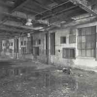 Digital image of B+W photo of former Maxwell House Coffee plant interior, Manufacturing Building, Penthouse, Hoboken, 2003.