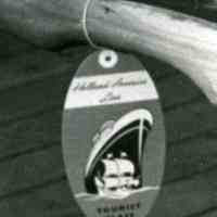          detail left: HAL Tourist Class luggage tag, wheelbarrow handle
   