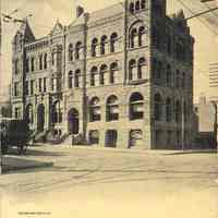 Postcard: Hudson County Bank, Jersey City, NJ