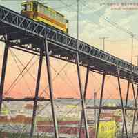 Postcard: Trolley, Hoboken, NJ