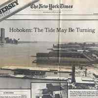          detail pg 1 with photo of docks + NYT masthead
   