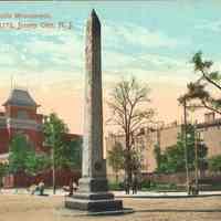 Postcard: Paulus Hook Monument, Jersey City, NJ