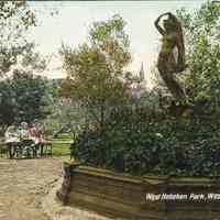 Postcard: West Hoboken Park, West Hoboken, NJ