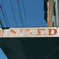          Three color photos of signs for United Hotel & Restaurant Supply Co., 550 Observer Highway, Hoboken, Jan. 3 & 4, 2002. picture number 3
   