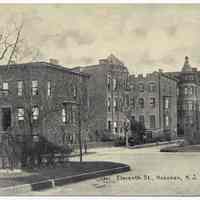 Postcard: Eleventh St., Hoboken, N.J. No date, circa 1907-1917, unposted.