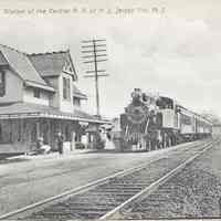 Postcard: Central RR, Jersey City, NJ