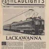 ERA [Electric Railroaders Association] Headlights, Vol. 11, No., 1, Jan. 1949. (Lackawanna Railroad)