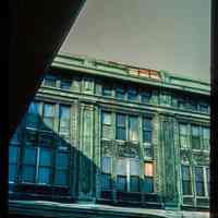          Color slide of detail view of Lackawanna Terminal façade picture number 1
   