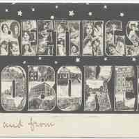 Postcard: Greetings from Hoboken, [N.J.] Postmarked April 29, 1906.