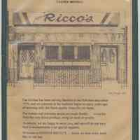 Menu: Ricco