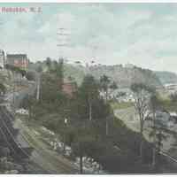 Postcard: View of West Hoboken, N.J. Postmarked March 8, 1907. Undivided back.