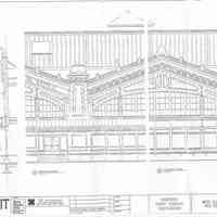 Digital images of seven architectural plans for Hoboken Ferry Terminal Restoration, NY & Hoboken, ca. 2002.