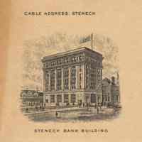          detail vignette upper left: Steneck Bank Building
   