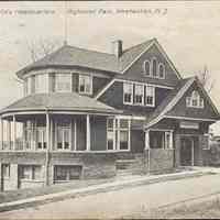Postcard: Highwood Park Fire House, Weehawken, NJ