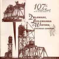 Report, 1958: 107th Annual Report of the Delaware, Lackawanna and Western Railroad, for year ending Dec. 31, 1958.