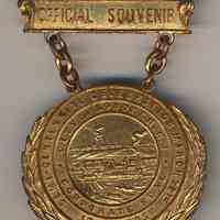 Commemorative medal: Official Souvenir. Semi-Centennial Celebration, City of Hoboken, March 28th [1905].