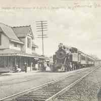 Postcard: Central RR, Jersey City, NJ